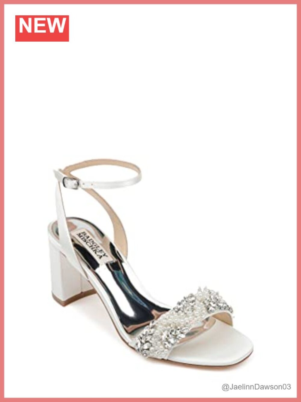 Badgley Mischka Clara Block Heel Sandal Women's Dress